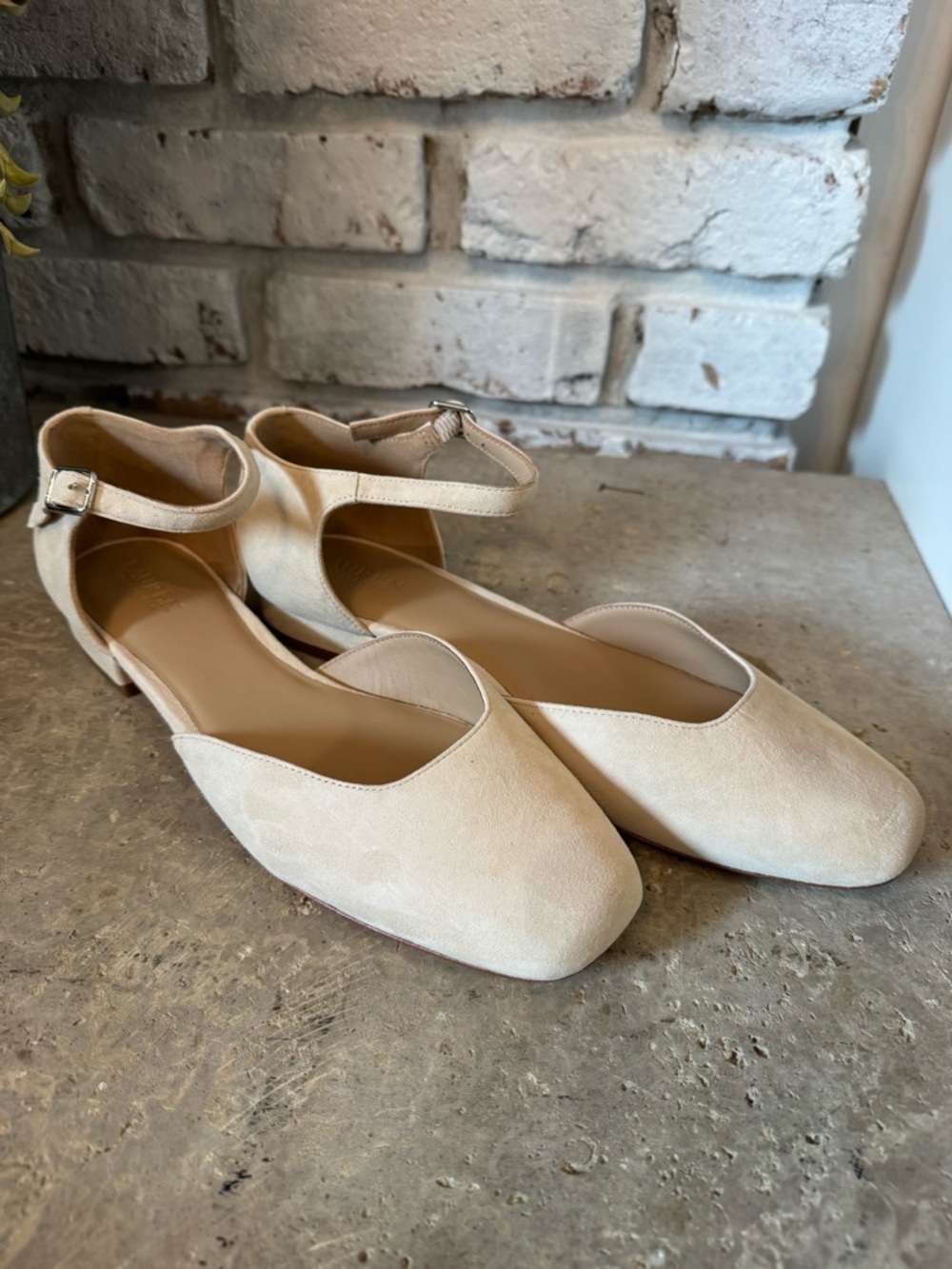 Lauren Ralph Lauren EMELLIE SUEDE MARY JANE - Ballet pumps - sand dune